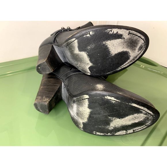 Sam Edelman Naharra Grey Heeled Leather Boots Size 10 - Picture 5 of 8